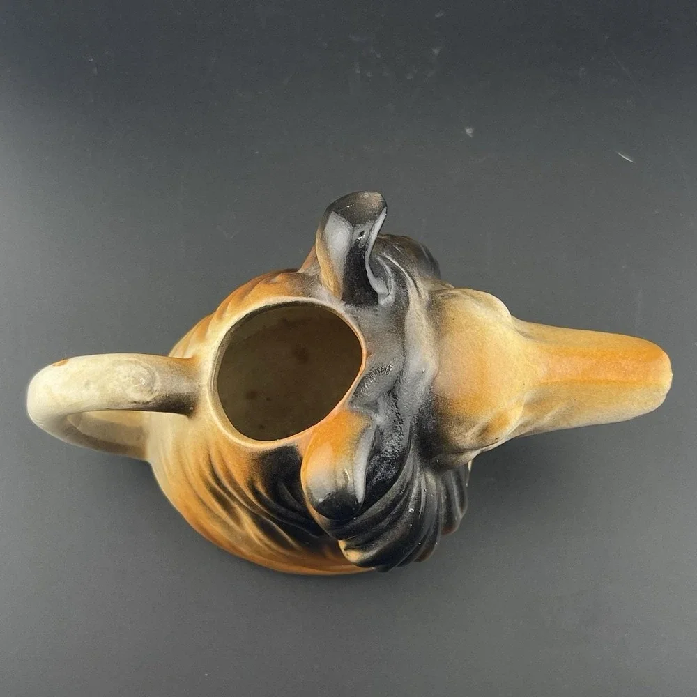 Vintage Occupied Japan Ceramic 3D Collie Lassie Dog Creamer Cream Pitcher